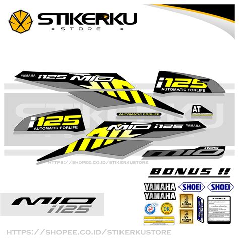 Mio I Stock Decals Striping Mio M Z Stickers Sticker