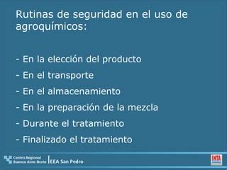 Uso Seguro De Agroqu Micos Ppt