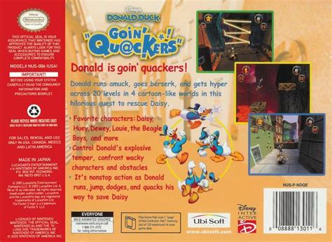 Disney S Donald Duck Goin Quackers Box Shot For Dreamcast GameFAQs