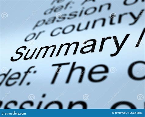 Executive Summary Definition Icon Showing Short Condensed Report