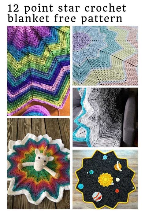 Point Star Crochet Blanket Gorgeous Free Pattern Crochet Baby