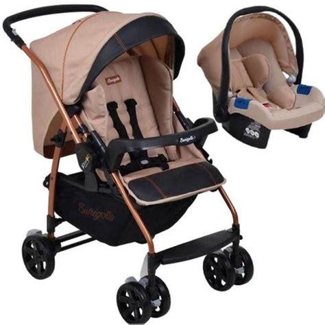 Travel System Rio K Touring X Mon Amour Burigotto Carrinho de Bebê