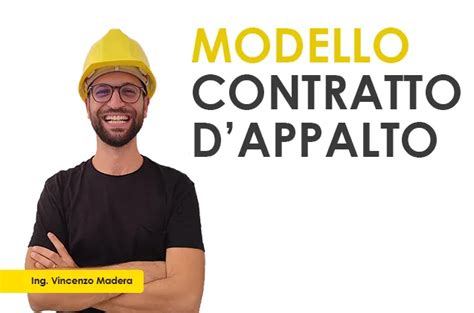 Modello Contratto D Appalto Impresa Edile Editabile