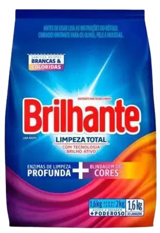 Primo Supermercado DETERGENTE EM PÓ BRILHANTE CUIDADO TOTAL PROMO 1 6KG