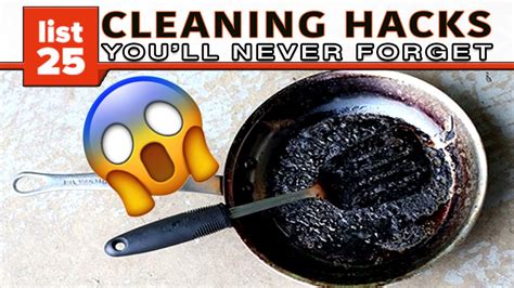 25 Cleaning Hacks Youll Wish You Knew Sooner Youtube