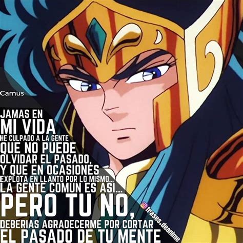 Frases de Anime ツ en Instagram El Personaje Camus de Acuario El