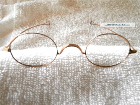 15k Solid Gold Continental European Eyeglasses In 1890 1910