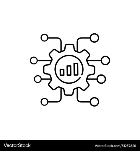 Expert System Ai Decision Support Icon Design Vector Image