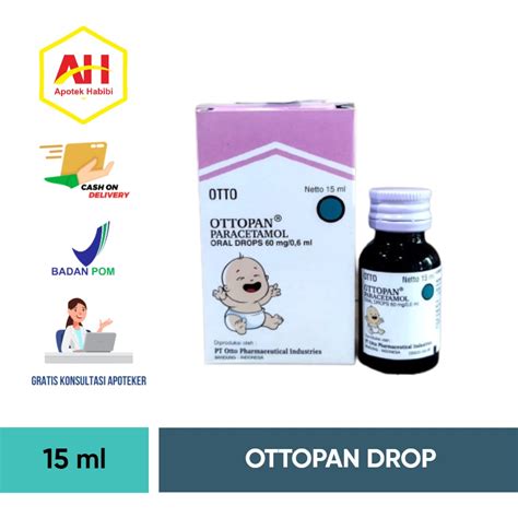 Jual Ottopan Otopan Sirup Ml Drop Ml Obat Demam Pusing Meriang