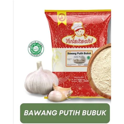 Jual Murni Bawang Putih Bubuk Gram Repack Yutakachi Premium