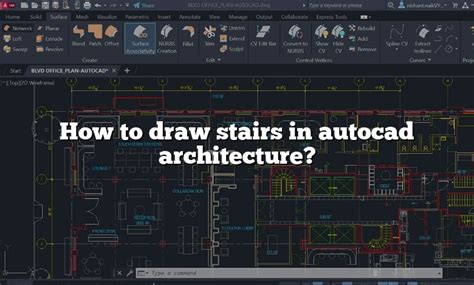 How To Draw Stairs In Autocad Architecture