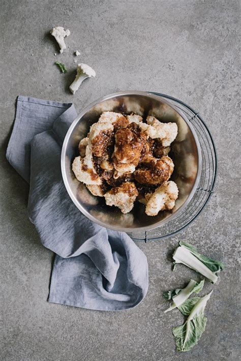 Knusprige Teriyaki Blumenkohl Nuggets Seelenschmeichelei