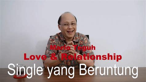 Single Yang Beruntung Mario Teguh Success Video Youtube