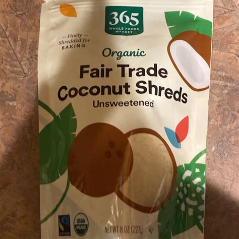 365 Whole Foods Market Organic Fair Trade Coconut Shreds Unsweetened Review Abillion