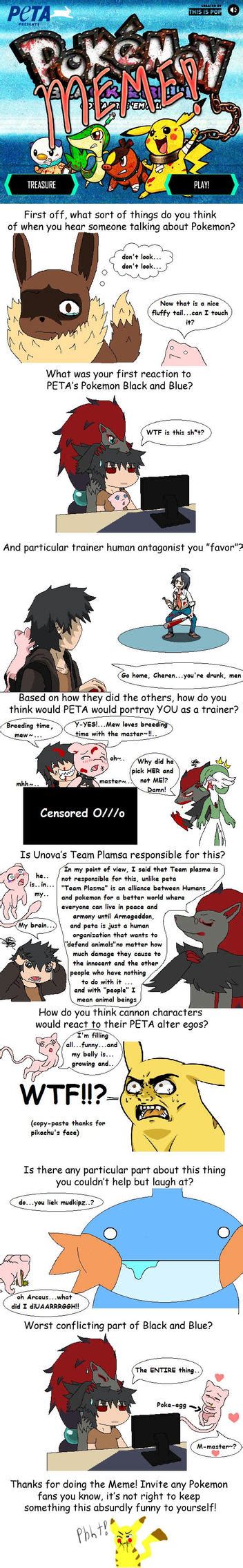 Pokemon Black And Blue Meme By Chronogia On Deviantart