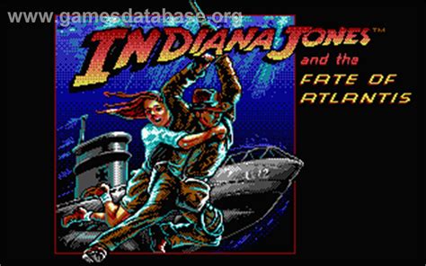 Indiana Jones and the Fate of Atlantis - Atari ST - Games Database