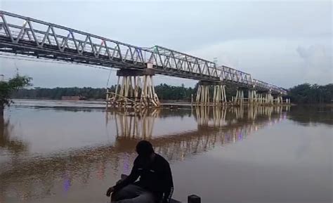 Tinjau Jembatan Muara Tembesi Pasca Ditabrak Angkutan Batu Bara