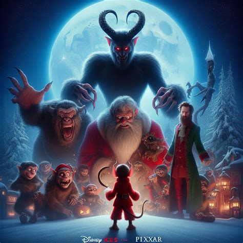 Disney and Pixar's Krampus movie poster 4 by Jesse220 on DeviantArt