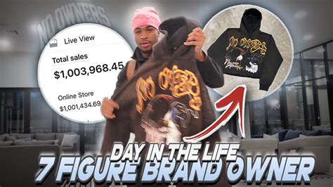 Day In The Life Of A 7 Figure Clothing Brand Owner Youtube