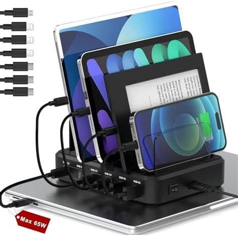 Amazon Tycrali Charging Station W Charger Pd Ports Max W