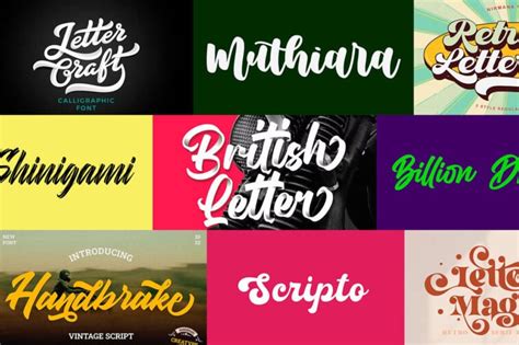 Fontes de Lettering 30 Opções Gratuitas e Premium para Download