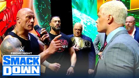 The Rock S Fiery Response To Cody Rhodes WrestleMania Choice