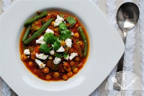 Ostre curry z ciecierzycy fasolki i pomidorów Dietolog