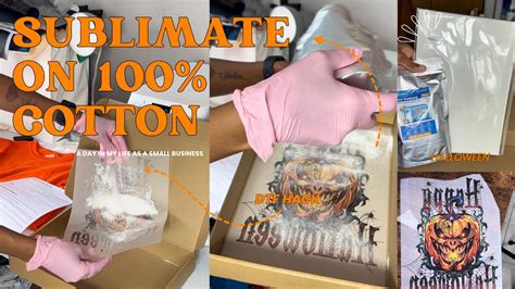 Sublimate On Cotton Dtf Transfer Hack Using Yamation Dtf