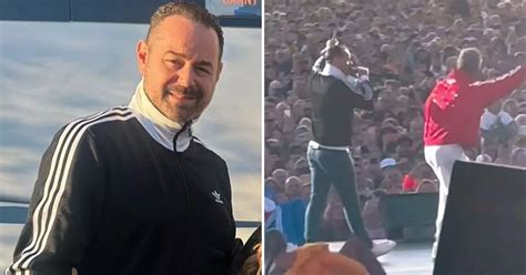 Robbie Williams Brings Out Danny Dyer For Epic Show As Daughter And