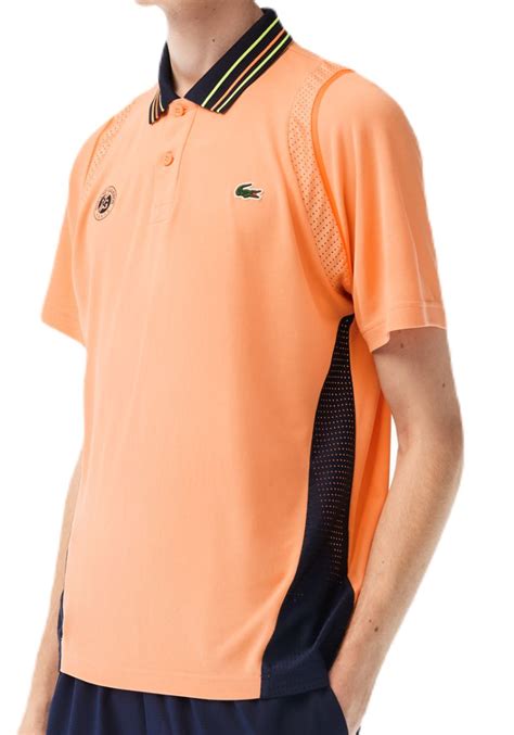 Мъжка тениска с якичка Lacoste Sport Roland Garros Edition Ultra Dry