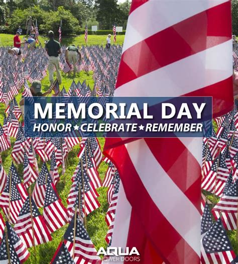 Memorial Day 2019 Aqua Shower Doors