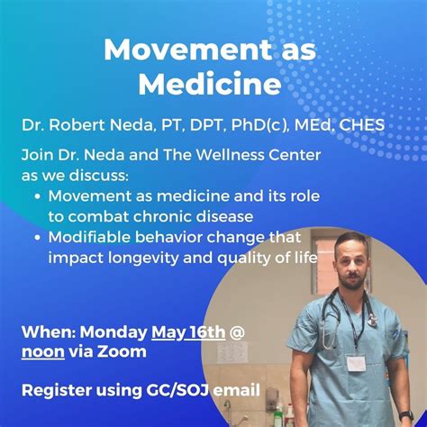 Movement As Medicine Webinar Cuny Graduate Center