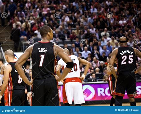 Miami Heat Vs Toronto Raptors Editorial Image Image Of Personal