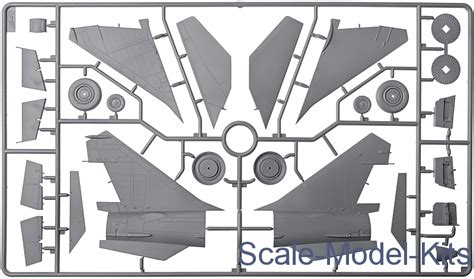 MiG 25 PD Soviet Interceptor Fighter ICM Plastic Scale Model Kit In 1