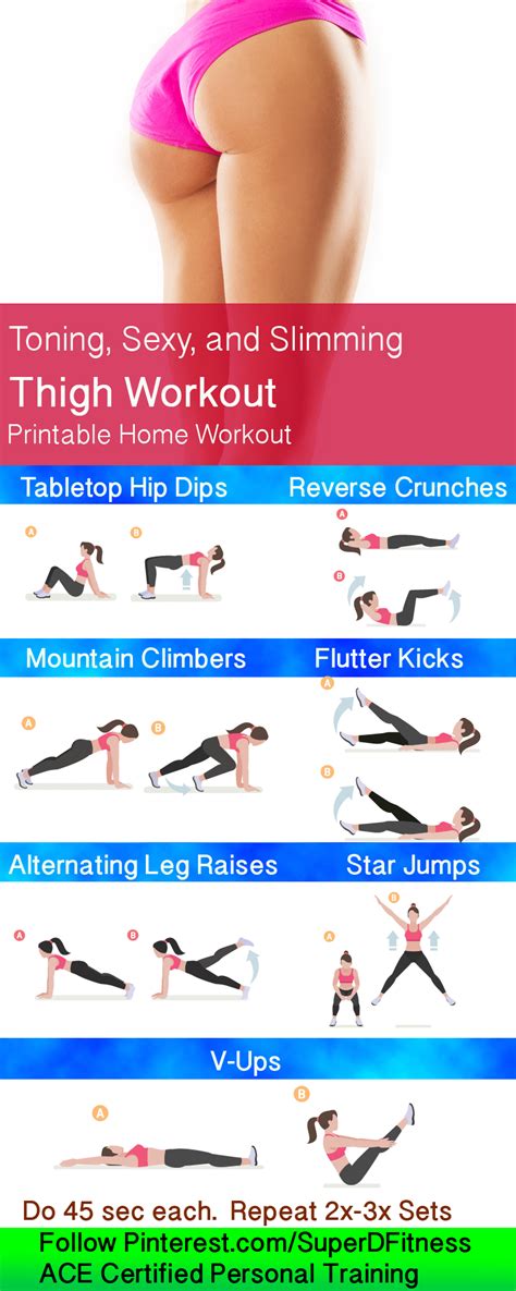 Toning Sexy And Slimming Thigh Workout These 7 Exercises Target Your