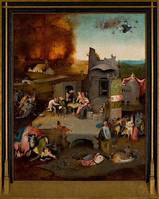 El Sabroso Vol Til Las Tentaciones De San Antonio De Hieronymus Bosch