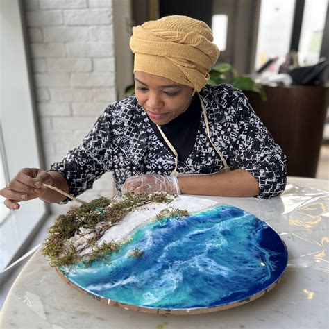 Mixed Media Resin Island Art Workshop