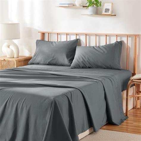 Virtu Bed Sheets Set Deep Pocket Rayon Derived From Bamboo