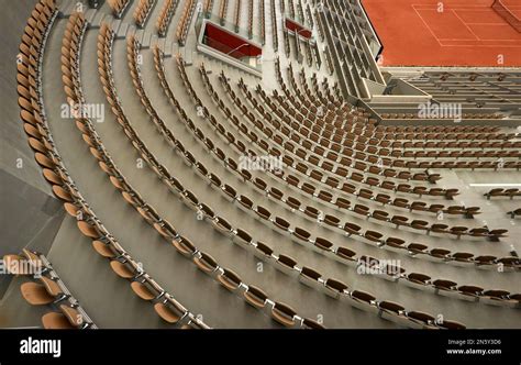 Central Court Philippe Chatrier At Roland Garros Paris Stock Photo