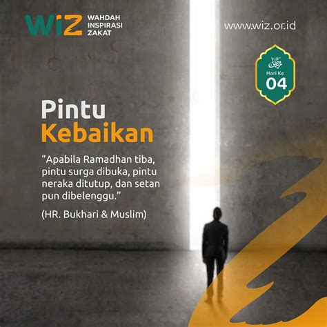 Ramadhan Hari Ke 4 Pintu Kebaikan WAHDAH INSPIRASI ZAKAT