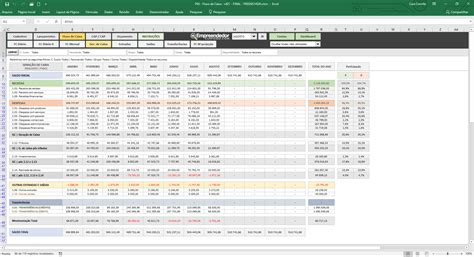 Planilha De Fluxo De Caixa Excel Nova Ferramenta Para Controle Financeiro