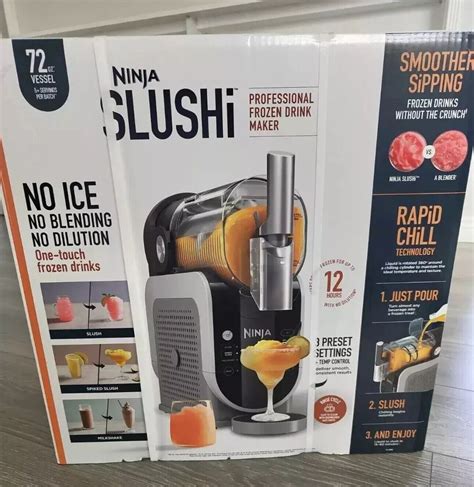 Ninja Slushi Professional Frozen Drink Maker Fs New Sealed In Hand