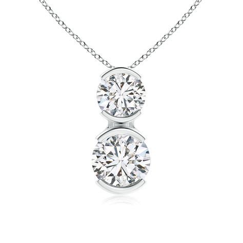 Image Result For Two Stone Diamond Necklace Cincin