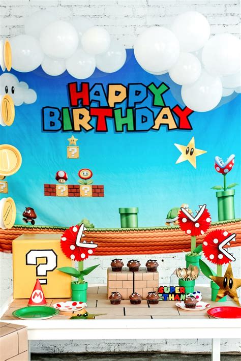 Super Mario Birthday Party By Jessica Grant