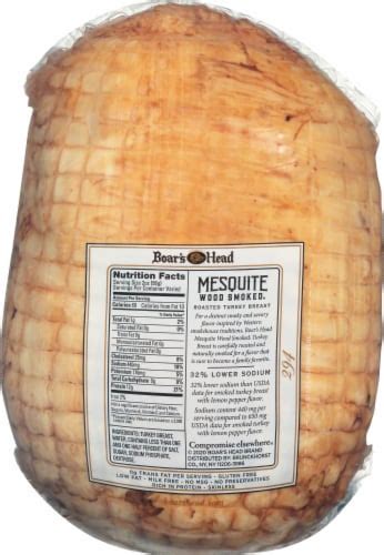 Boars Head Mesquite Wood Smoked Turkey Breast 1 Lb Kroger