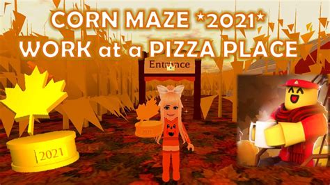 Maze Trophy 2021 In Work At A Pizza Place How To Get Maze Trophy In