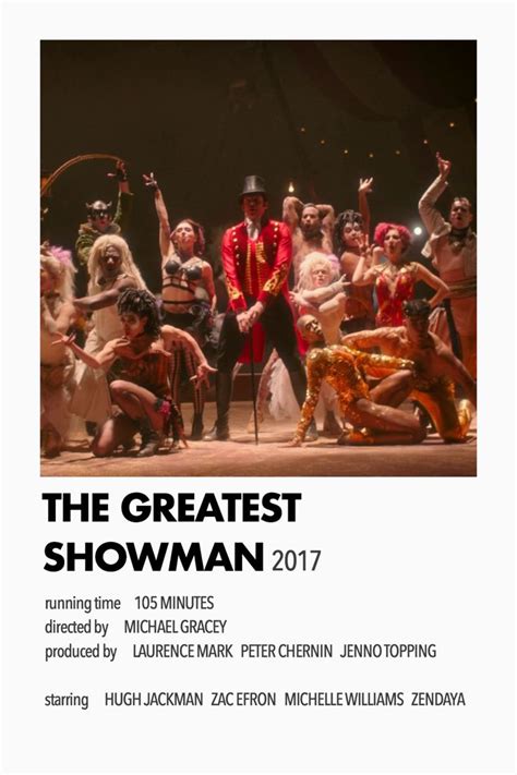 The Greatest Showman Movie Posters Minimalist Movie Character