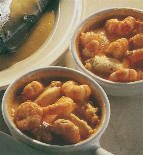 Quenelles Aux Crevettes From The Cooking Of Burgundy And The Lyonnais