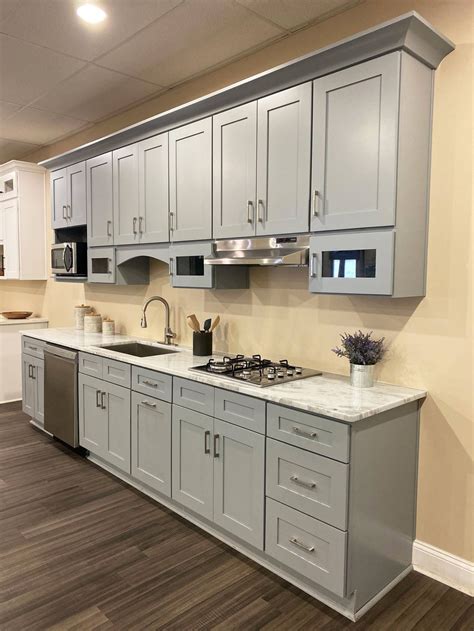 Ghi Cabinets Stone Harbor Gray Cabinets Matttroy