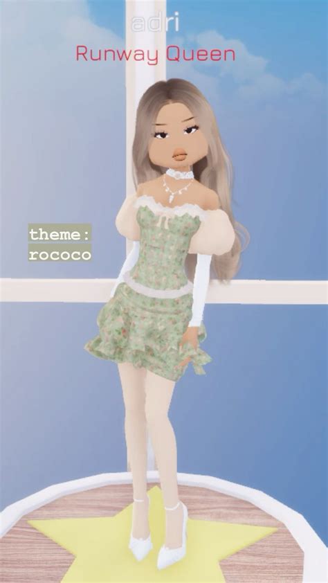 Dress To Impress Rococo Outfit Nel 2024 Lady Abiti Roblox